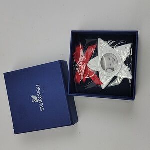 Swarovski crystal star first Christmas ornament 2014